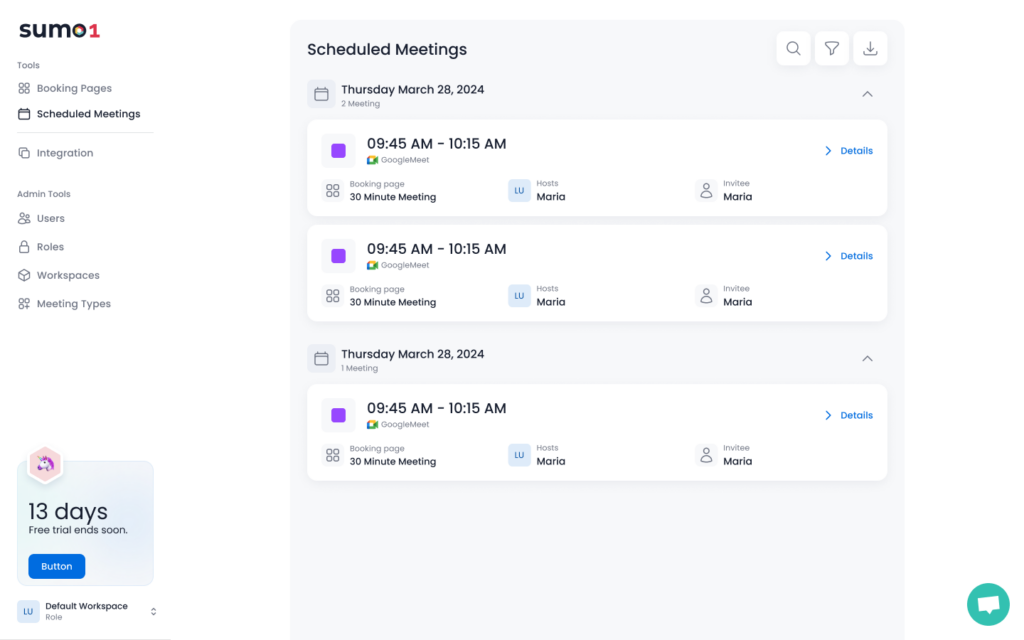 Omnito Booking pages